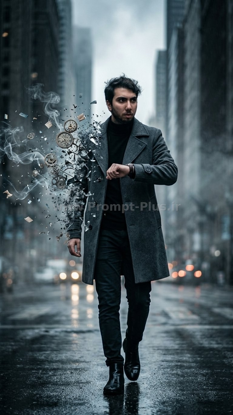 پرامپت مرد گمشده در زمان